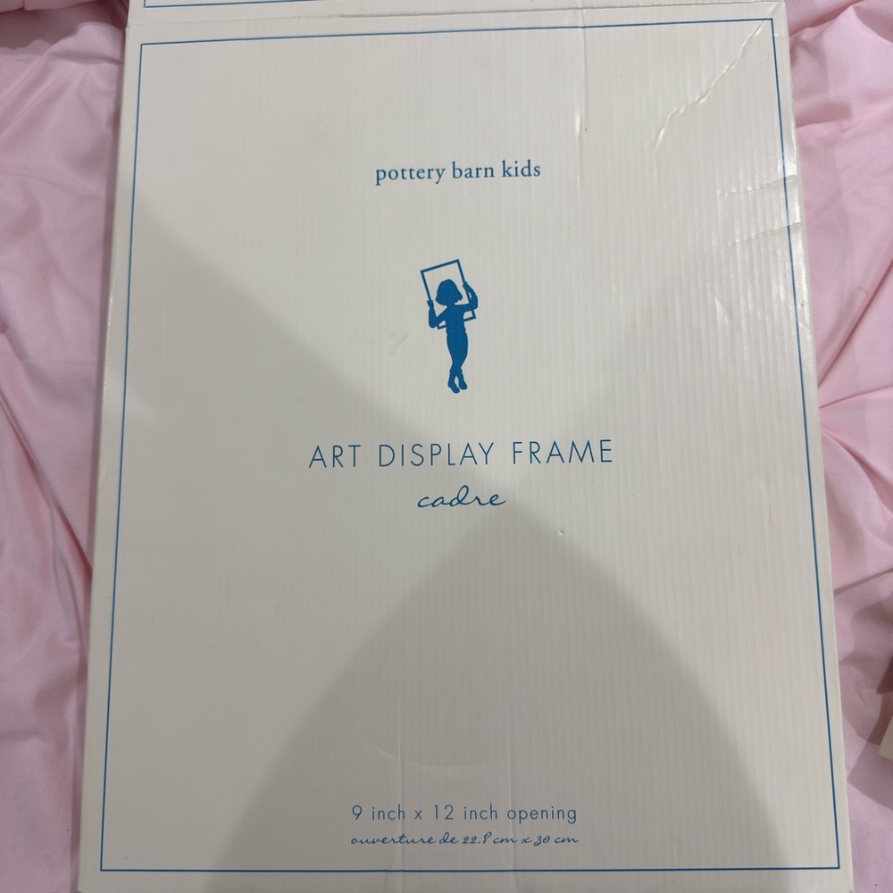 Pottery Barn Kids White Art Display Frame